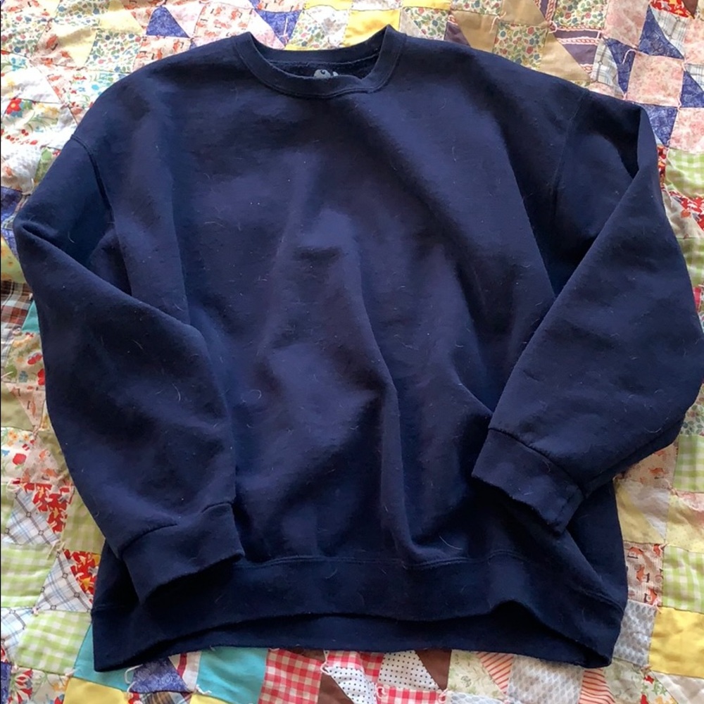 Navy crewneck